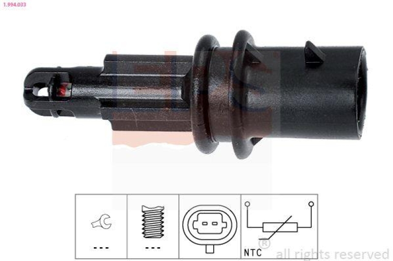 EPS Sensor, Ansauglufttemperatur Made in Italy - OE Equivalent