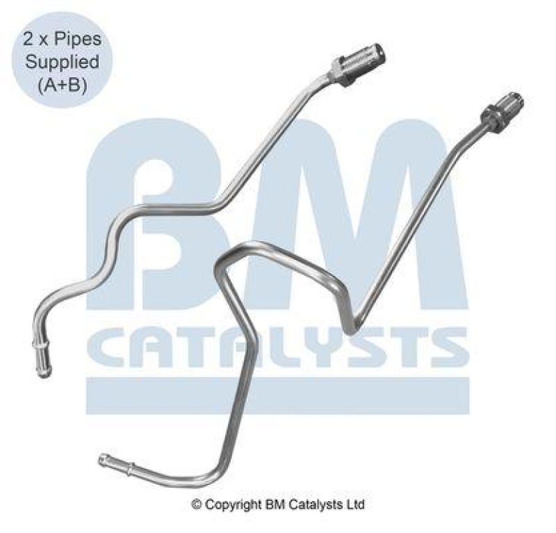 BM CATALYSTS Pressure Pipe, pressure sensor (soot/particulate filter)