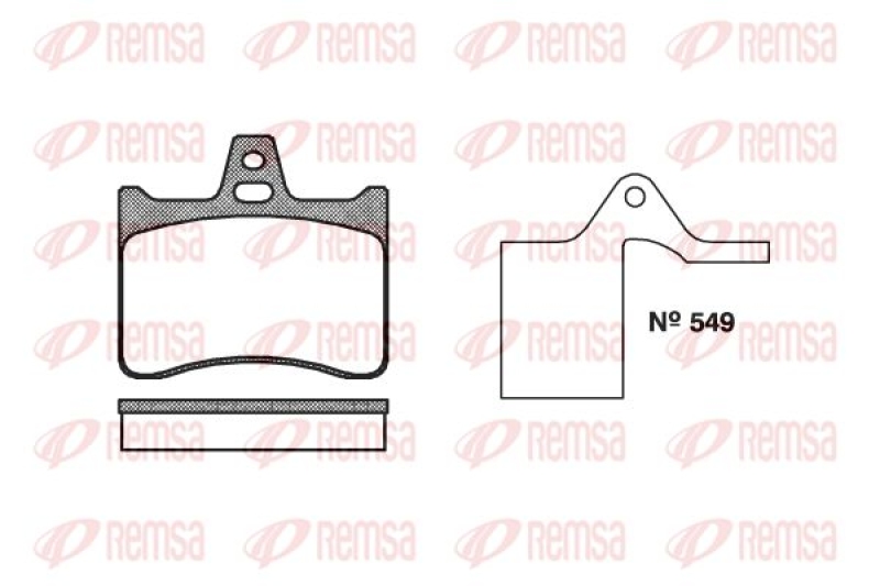 KAWE Brake Pad Set, disc brake