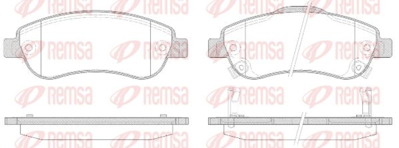 KAWE Brake Pad Set, disc brake