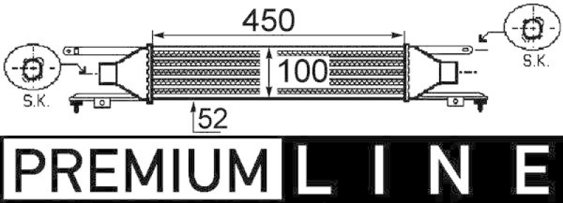 MAHLE Ladeluftk&uuml;hler PREMIUM LINE