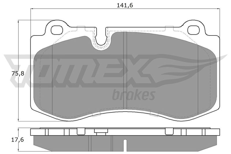 TOMEX Brakes Brake Pad Set, disc brake