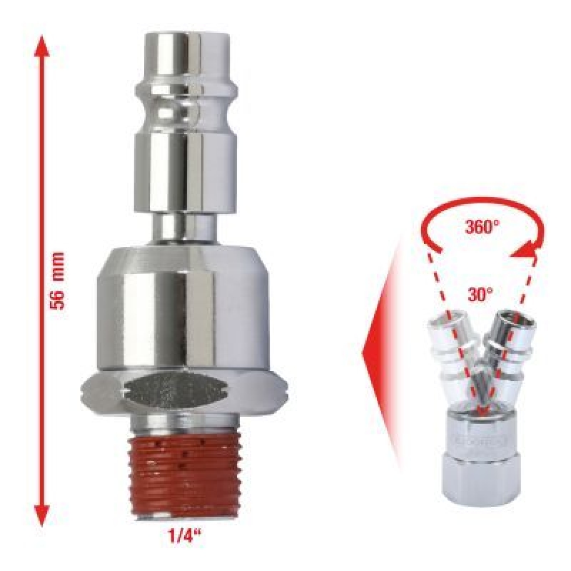 KS TOOLS Verbindungs-/Verteilerstück, Drucklufttechnik