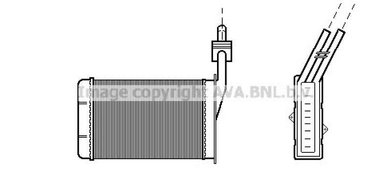 AVA QUALITY COOLING Wärmetauscher, Innenraumheizung