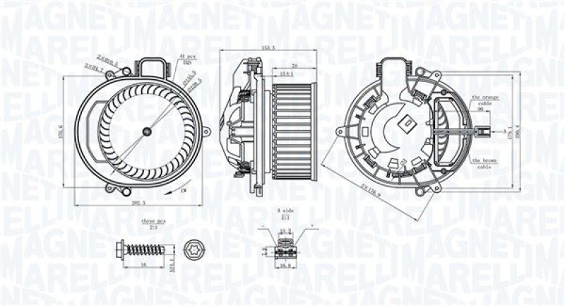 MAGNETI MARELLI Interior Blower