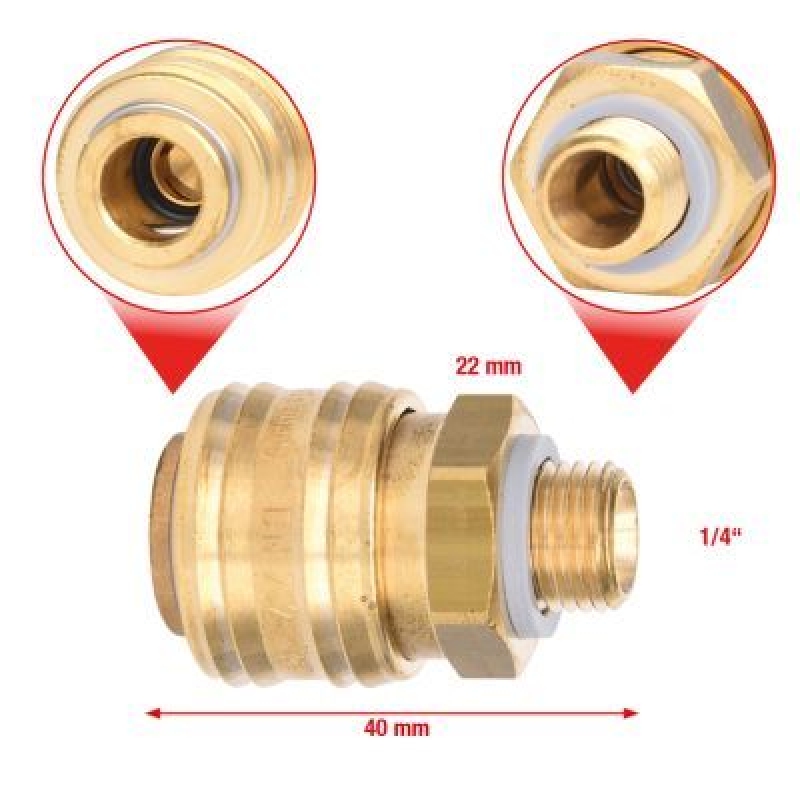 KS TOOLS Verbindungs-/Verteilerst&uuml;ck, Drucklufttechnik