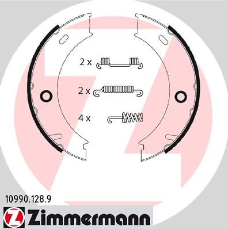 ZIMMERMANN Bremsbackensatz, Feststellbremse