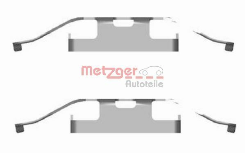 METZGER Accessory Kit, disc brake pad