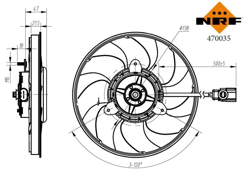 NRF Fan, engine cooling