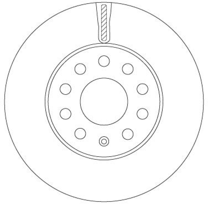 2x TRW Bremsscheibe