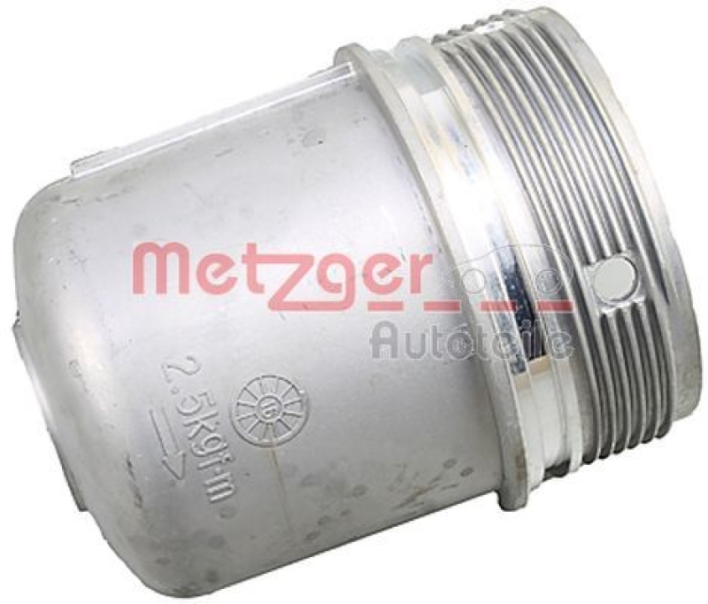 METZGER Cap, oil filter housing