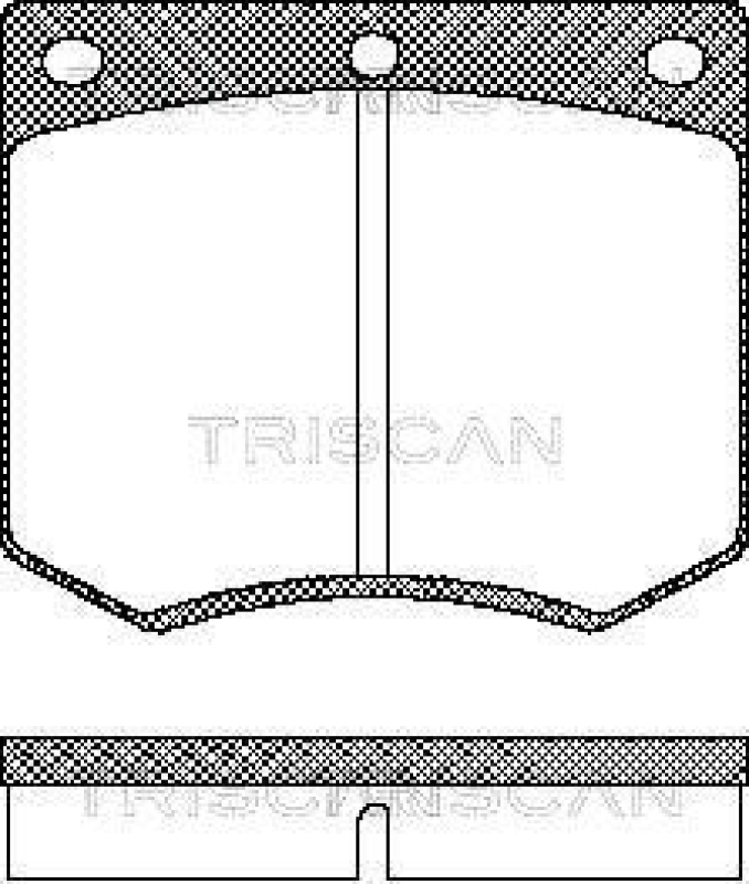 TRISCAN Brake Pad Set, disc brake