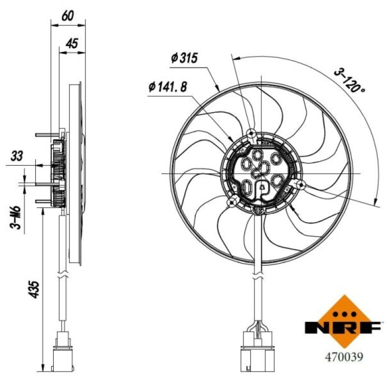 NRF Fan, engine cooling