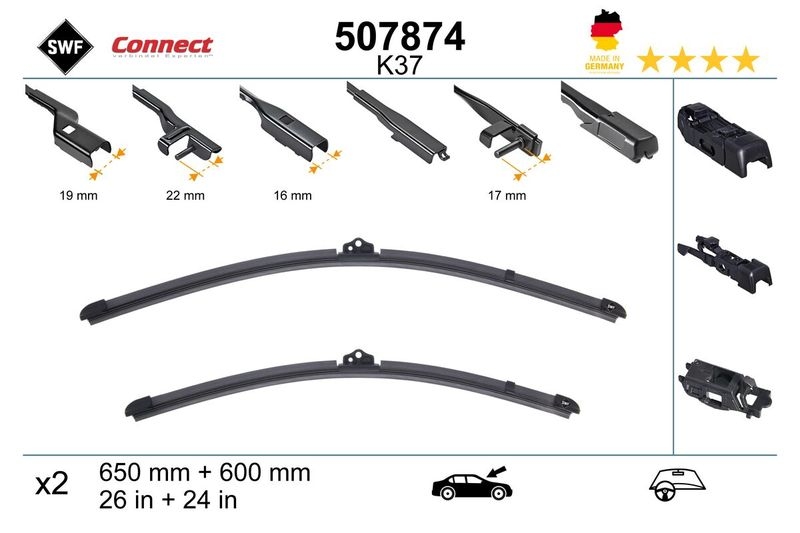 SWF Wischblatt CONNECT MADE IN GERMANY