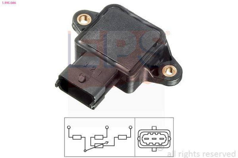 EPS Sensor, Drosselklappenstellung Made in Italy - OE Equivalent