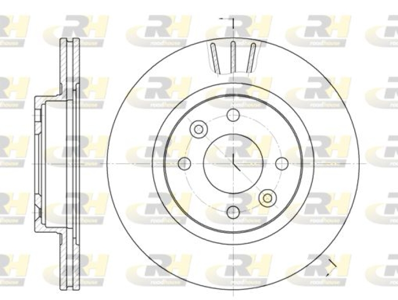 2x ROADHOUSE Bremsscheibe