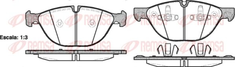 KAWE Brake Pad Set, disc brake