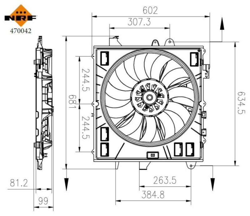 NRF Fan, engine cooling