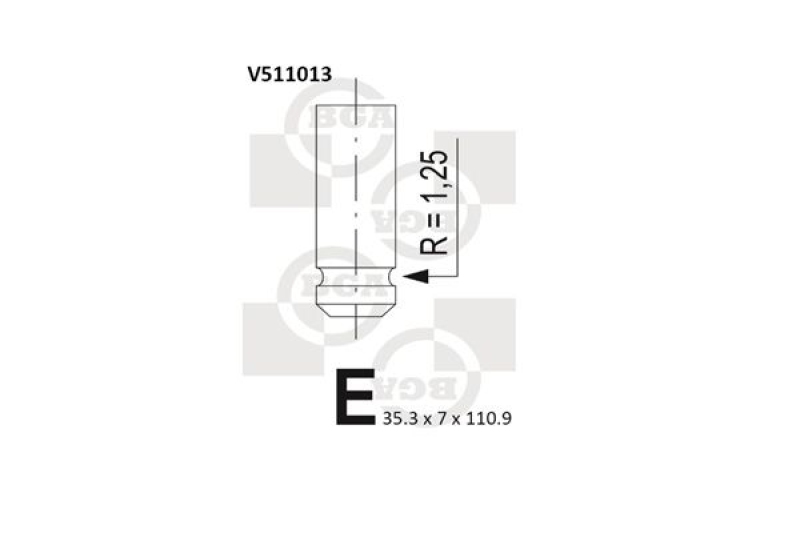 BGA Intake Valve