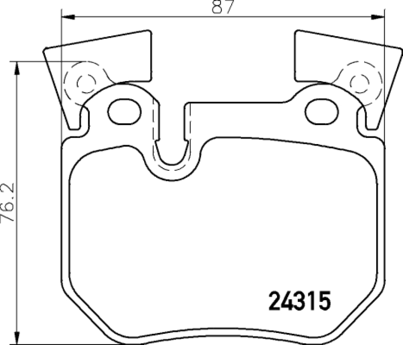 BREMBO Bremsbelagsatz, Scheibenbremse PRIME LINE