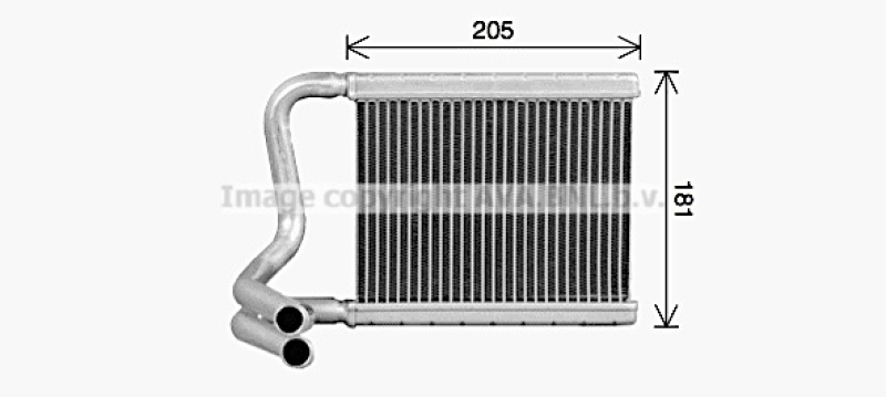 AVA QUALITY COOLING Wärmetauscher, Innenraumheizung