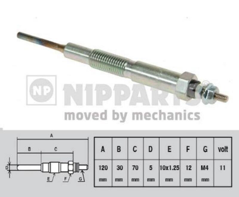 NIPPARTS Glow Plug