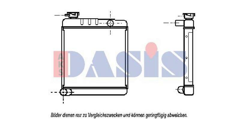 AKS DASIS Kühler, Motorkühlung