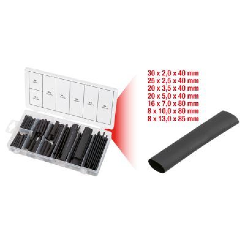 KS TOOLS Assortment, heatshrink tube