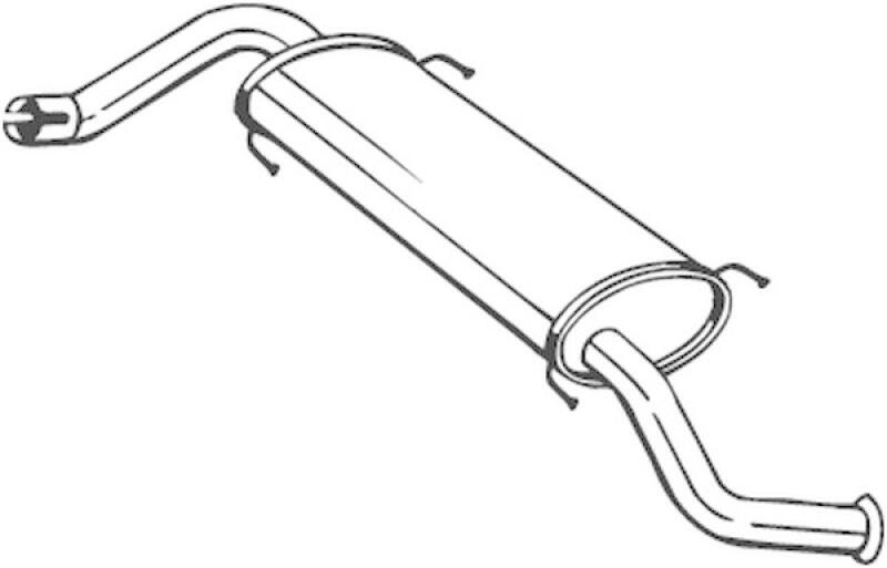 BOSAL End Silencer