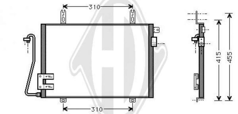 DIEDERICHS Condenser, air conditioning DIEDERICHS Climate