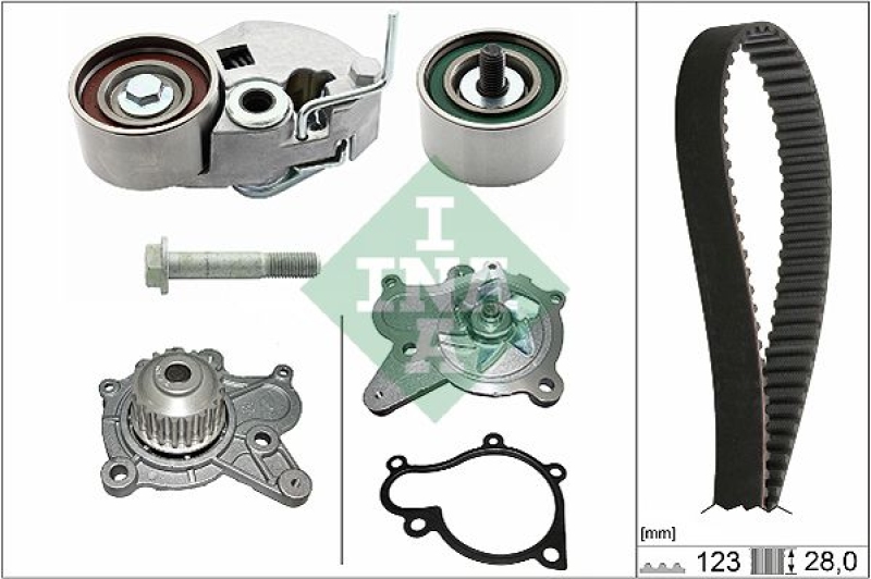 Schaeffler INA Wasserpumpe + Zahnriemensatz