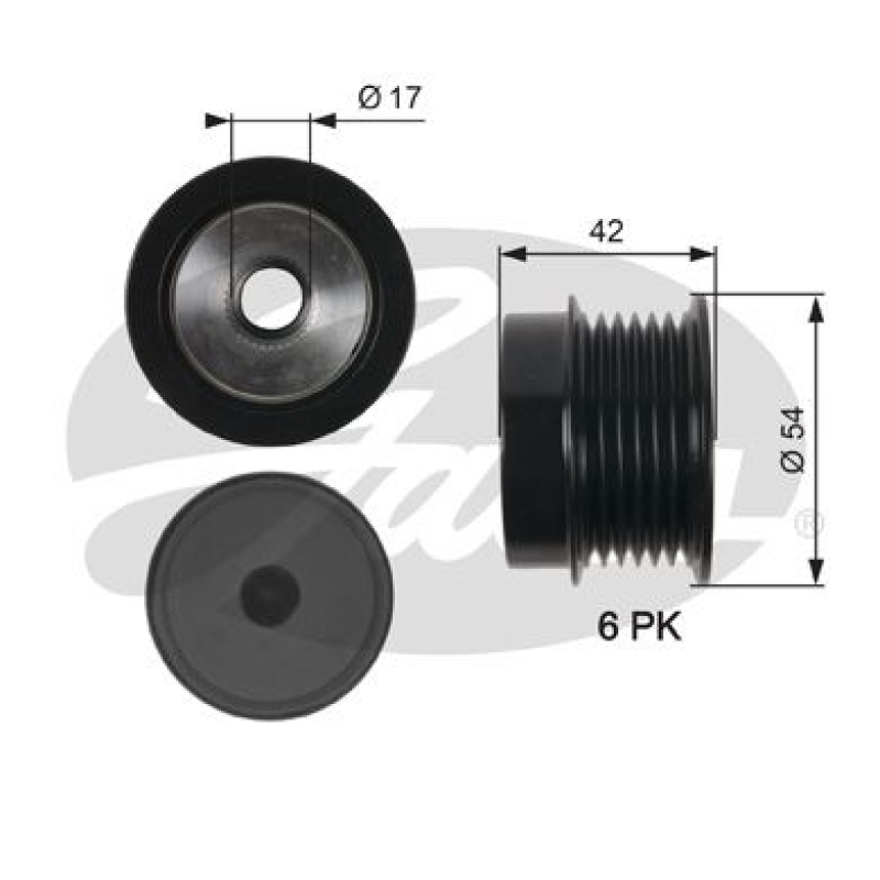 GATES Generatorfreilauf DriveAlign®