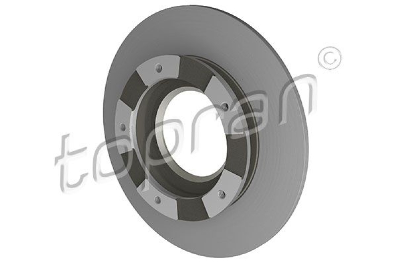 2x TOPRAN Brake Disc