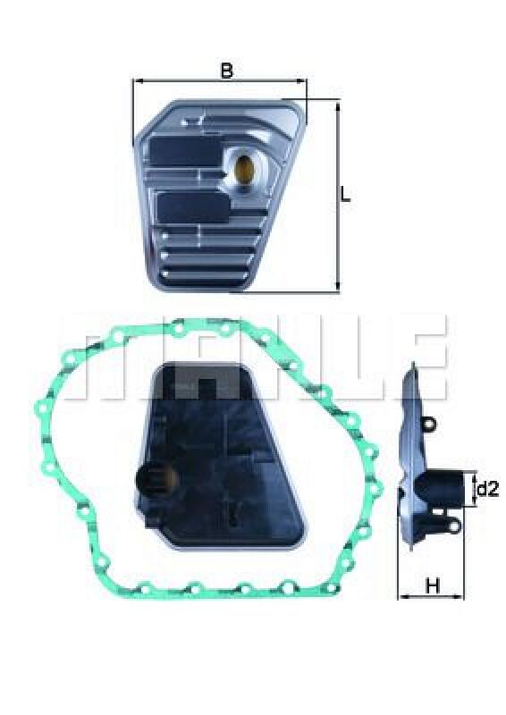 MAHLE Hydraulic Filter, automatic transmission