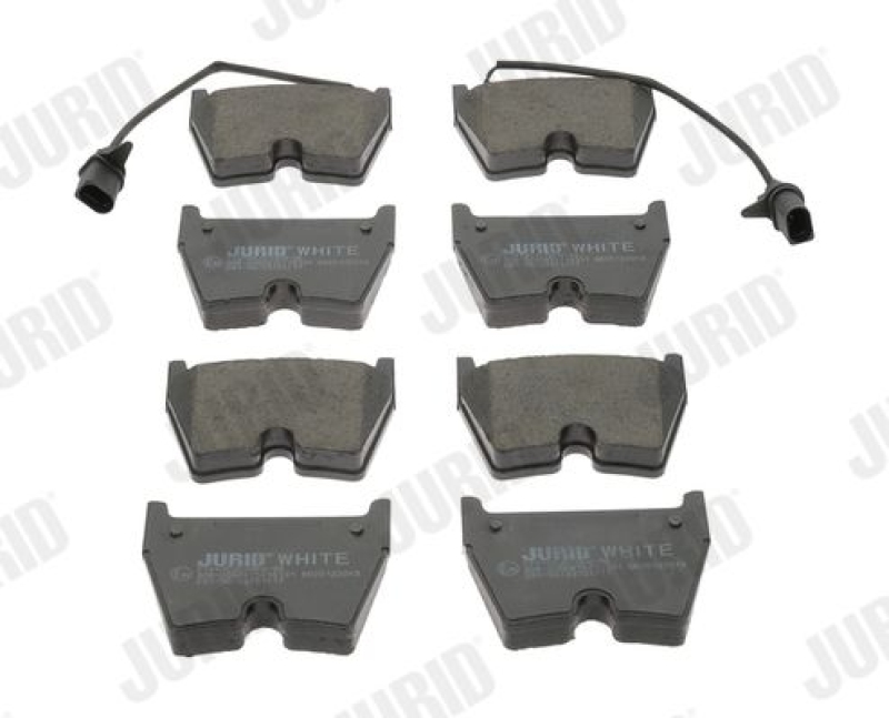 JURID Brake Pad Set, disc brake Jurid White Low Dust