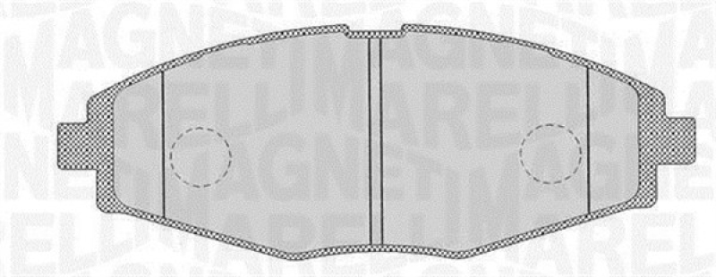 MAGNETI MARELLI Brake Pad Set, disc brake