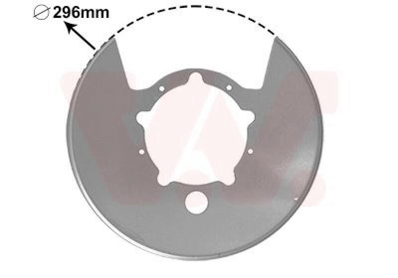 VAN WEZEL Splash Panel, brake disc