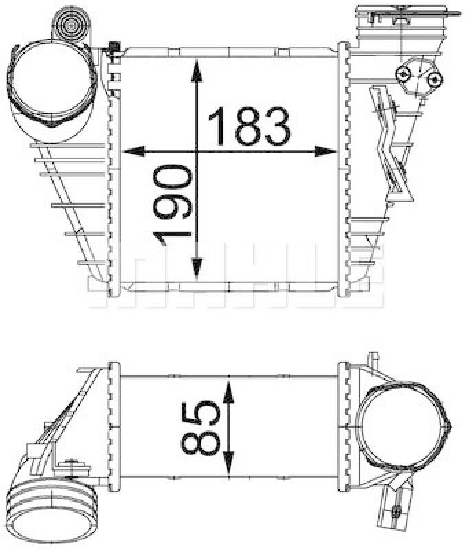 MAHLE Ladeluftkühler BEHR