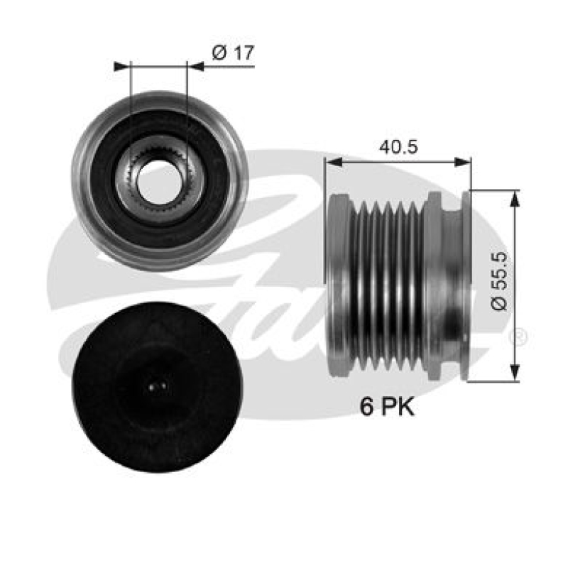 GATES Generatorfreilauf DriveAlign®