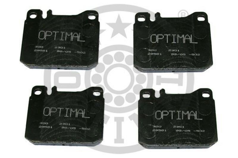 OPTIMAL Brake Pad Set, disc brake