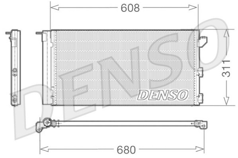 DENSO Kondensator, Klimaanlage