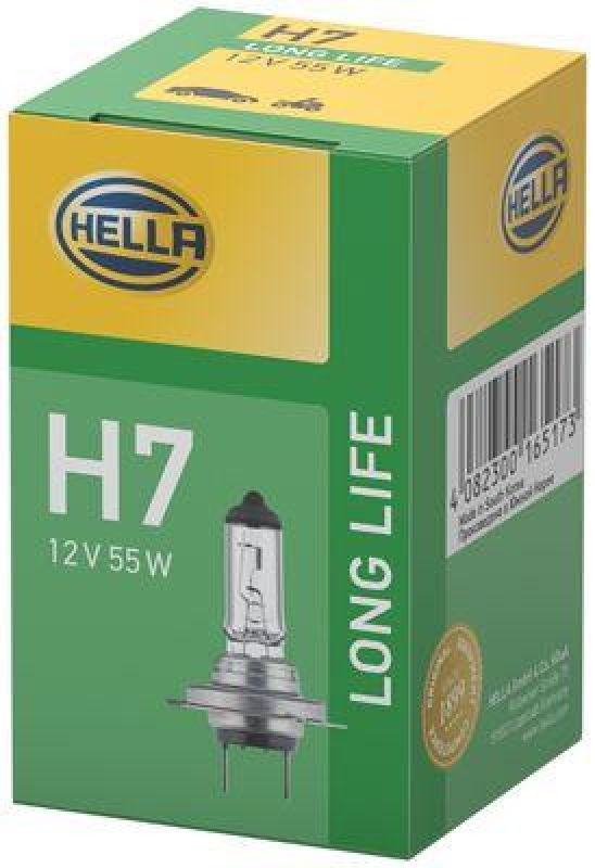 HELLA Glühlampe LONG LIFE UP TO 3x LONGER LIFETIME