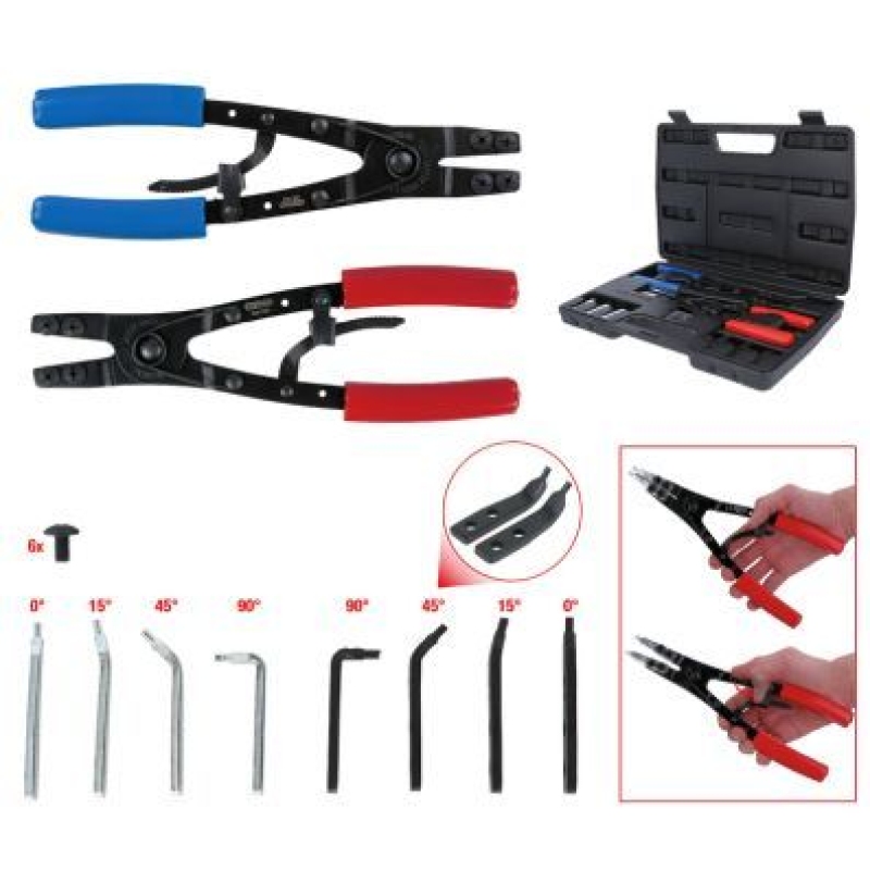 KS TOOLS Pliers Set, circlip