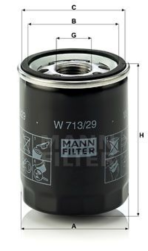 MANN-FILTER Ölfilter