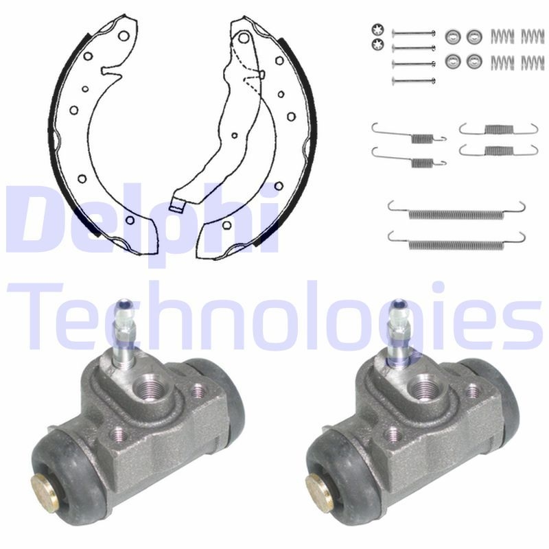 DELPHI Brake Shoe Set