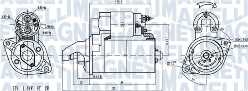 MAGNETI MARELLI Starter