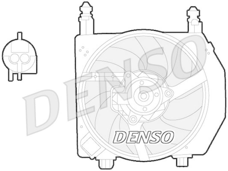 DENSO L&uuml;fter, Motork&uuml;hlung