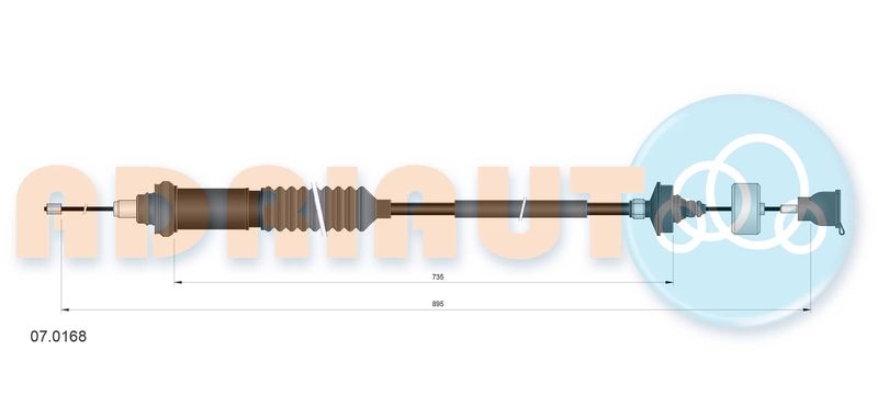 ADRIAUTO Cable Pull, clutch control