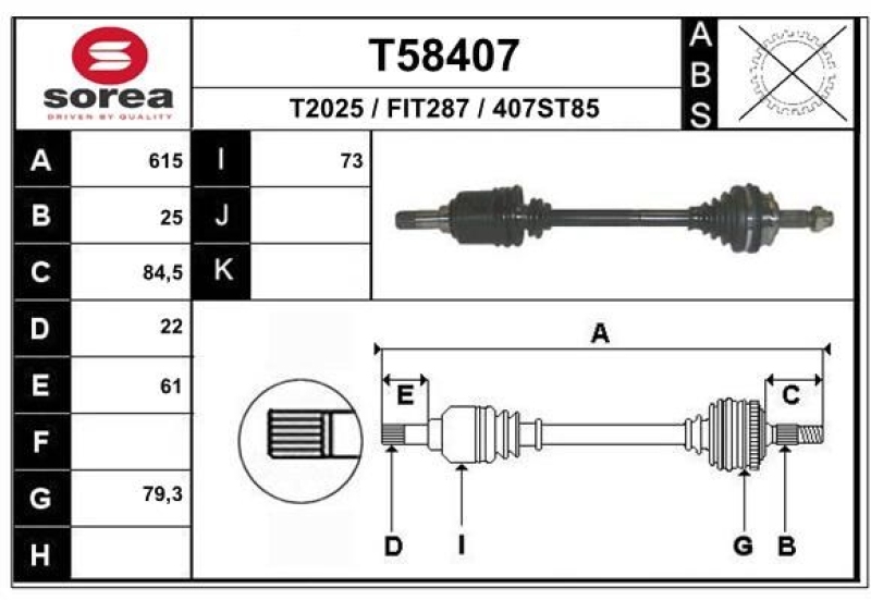 EAI Drive Shaft