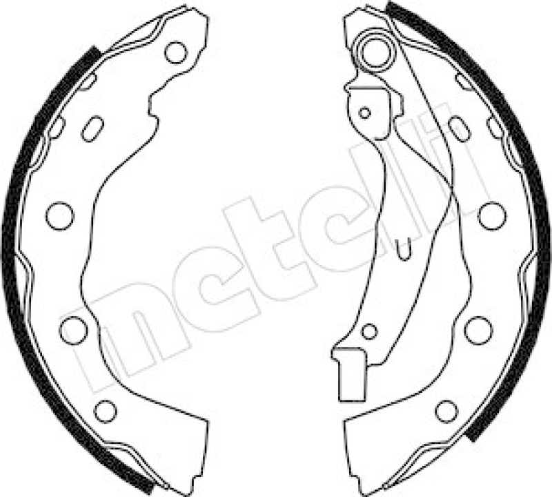METELLI Bremsbackensatz